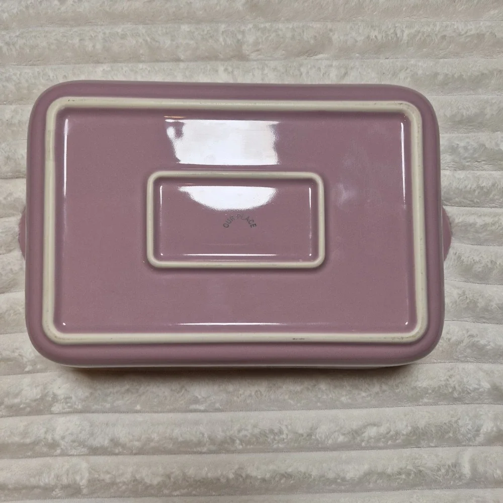 Our Place Ceramic Baking Dish Set 3 Piece Lavender Rectangular Stoneware